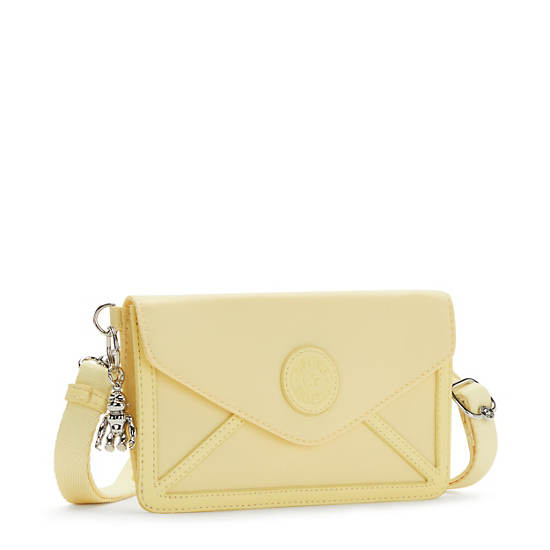 Kipling New Lelio Crossbody Bags Soft Yellow | CA 1204HA